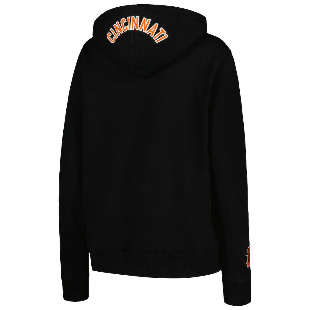 Cincinnati Bengals Pro Standard Women's Animal Print Fleece Pullover Hoodie Black | NFL