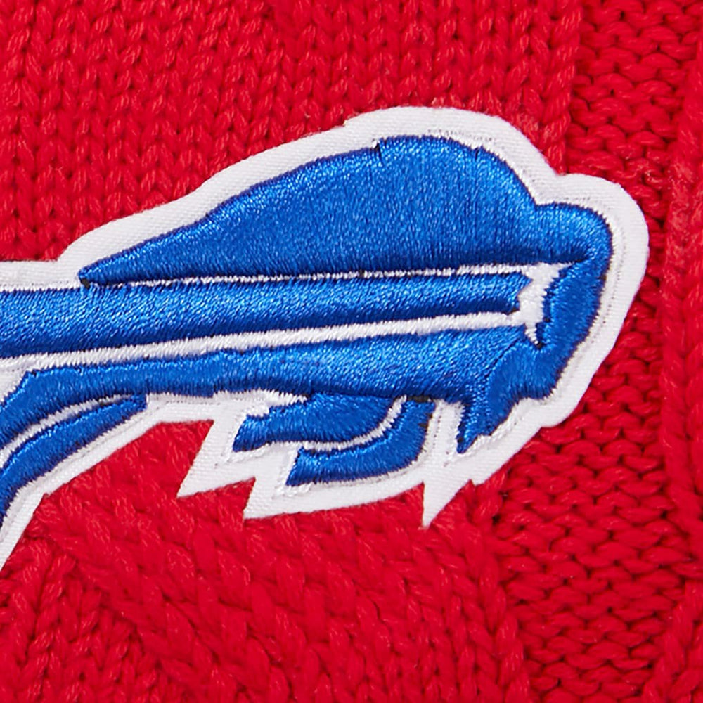 Buffalo Bills Pro Standard Women's Prep V-Neck Pullover Sweater Red | NFL