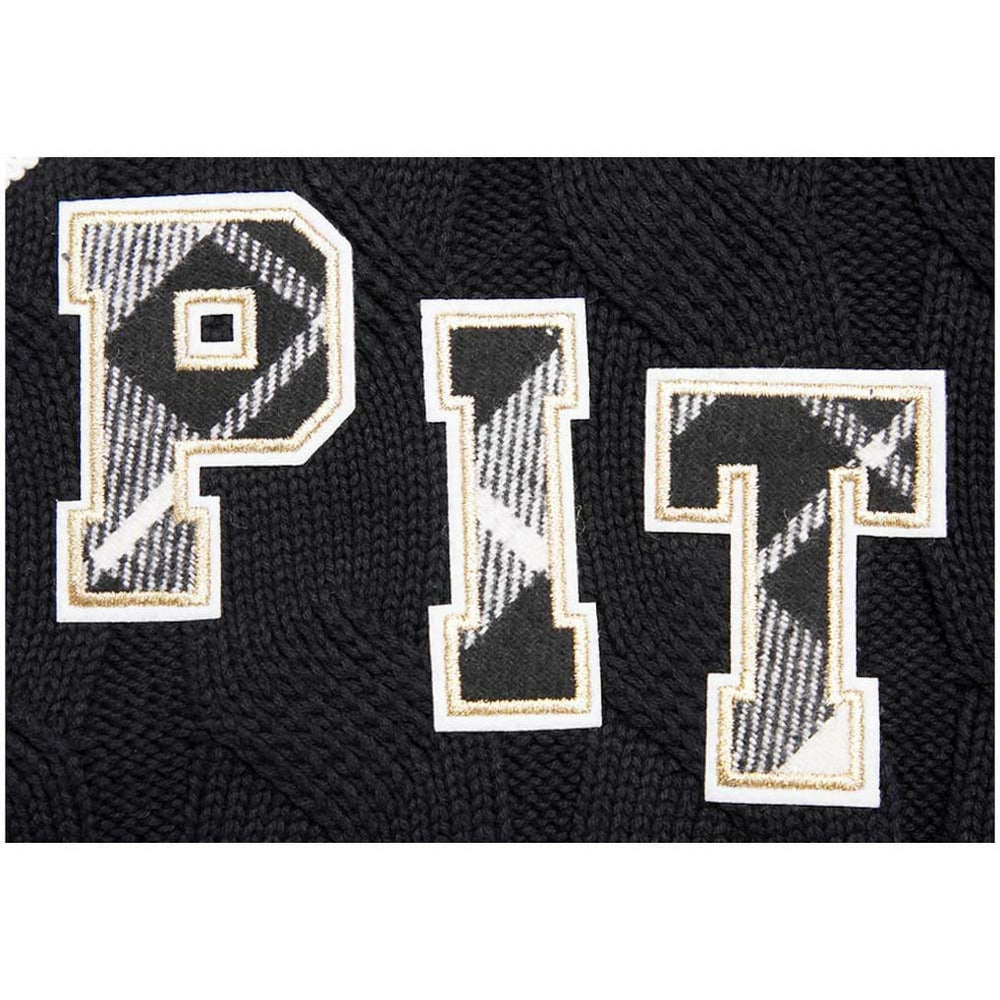 Pittsburgh Steelers Pro Standard Women's Prep V-Neck Pullover Sweater Black | NFL