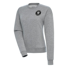 Houston Astros Antigua Women's Brushed Metallic Victory Pullover Sweatshirt - MLB