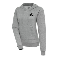 Boston Red Sox Antigua Women's Brushed Metallic Victory Pullover Hoodie - MLB