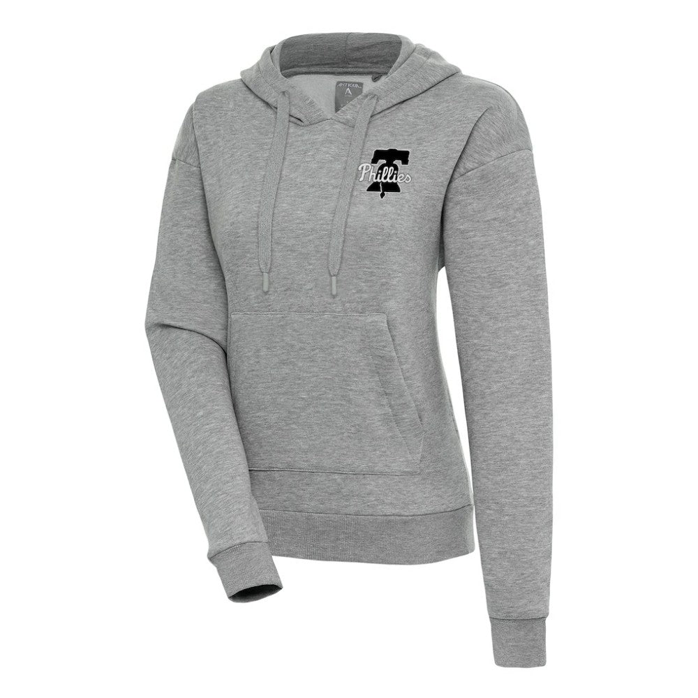Philadelphia Phillies Antigua Women's Brushed Metallic Victory Pullover Hoodie - MLB