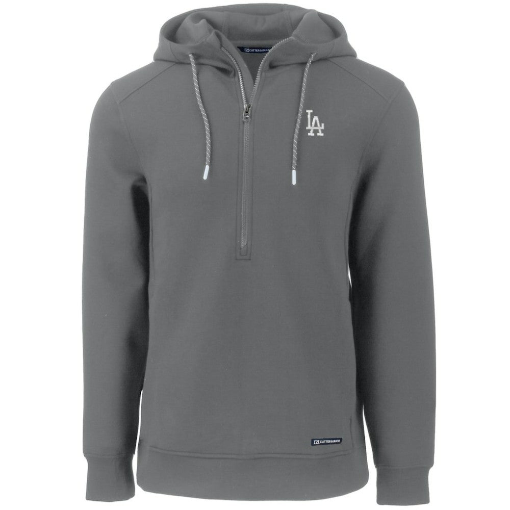 Los Angeles Dodgers Cutter & Buck Roam Eco Half-Zip Recycled Pullover Hoodie - MLB
