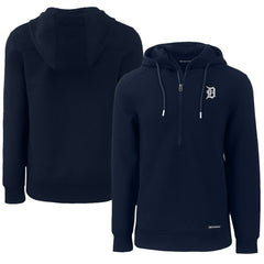 Detroit Tigers Cutter & Buck Roam Eco Half-Zip Recycled Pullover Hoodie - MLB