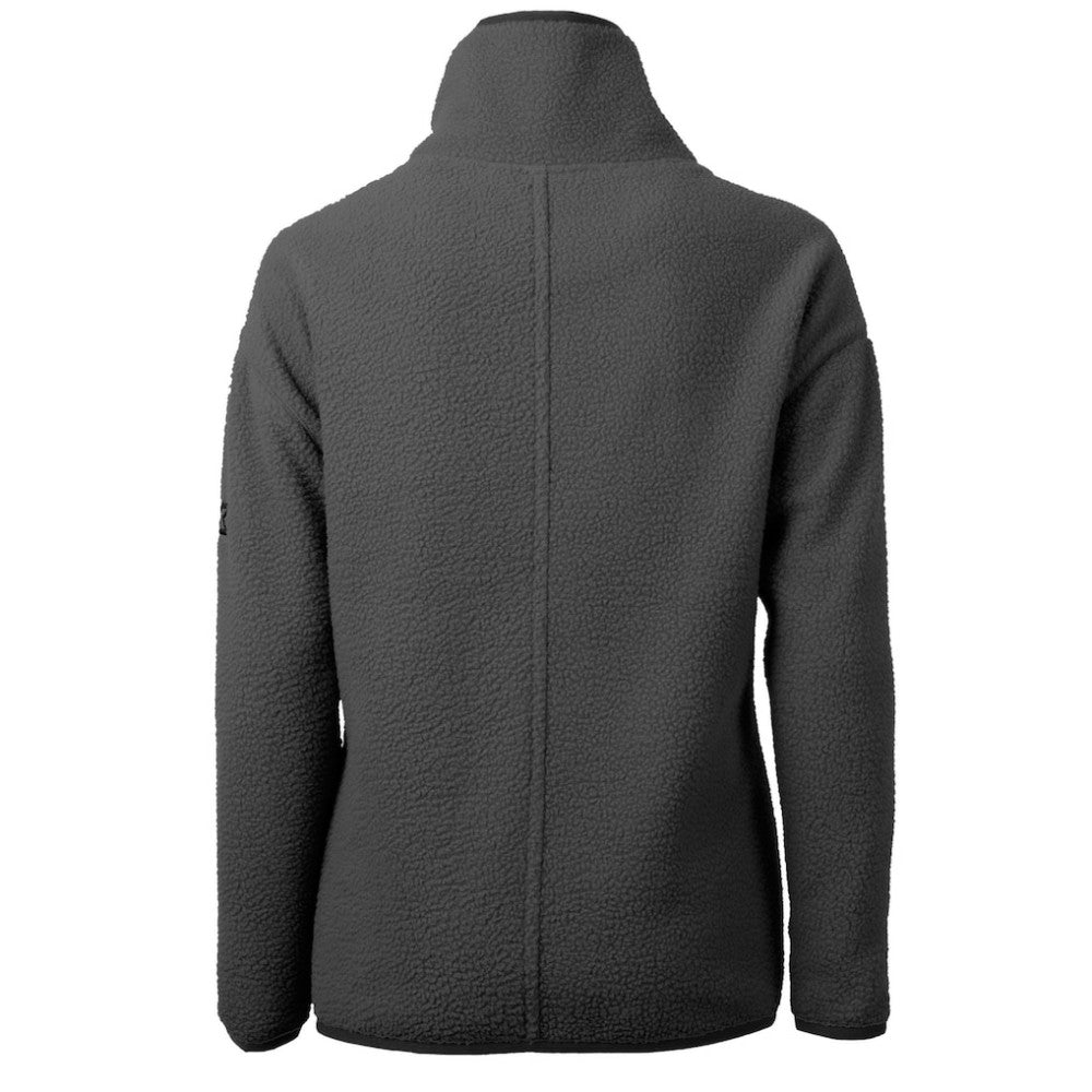 Colorado Rockies Cutter & Buck Women's Roam Cascade Eco Sherpa Fleece Half-Zip Pullover Jacket - MLB