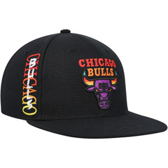 Chicago Bulls Soul High-Grade Fade Undervisor Snapback Hat Black - NBA