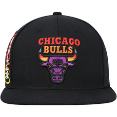 Chicago Bulls Soul High-Grade Fade Undervisor Snapback Hat Black - NBA