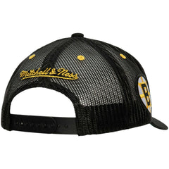 Boston Bruins Mitchell & Ness Team Seal Trucker Snapback Hat - Black - NHL