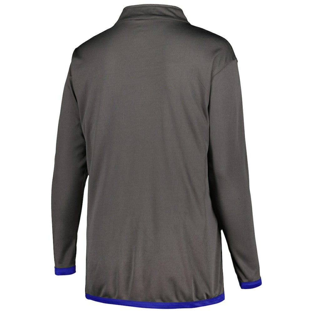 Los Angeles Dodgers Profile Women's Plus Size Quarter-Zip Jacket - MLB