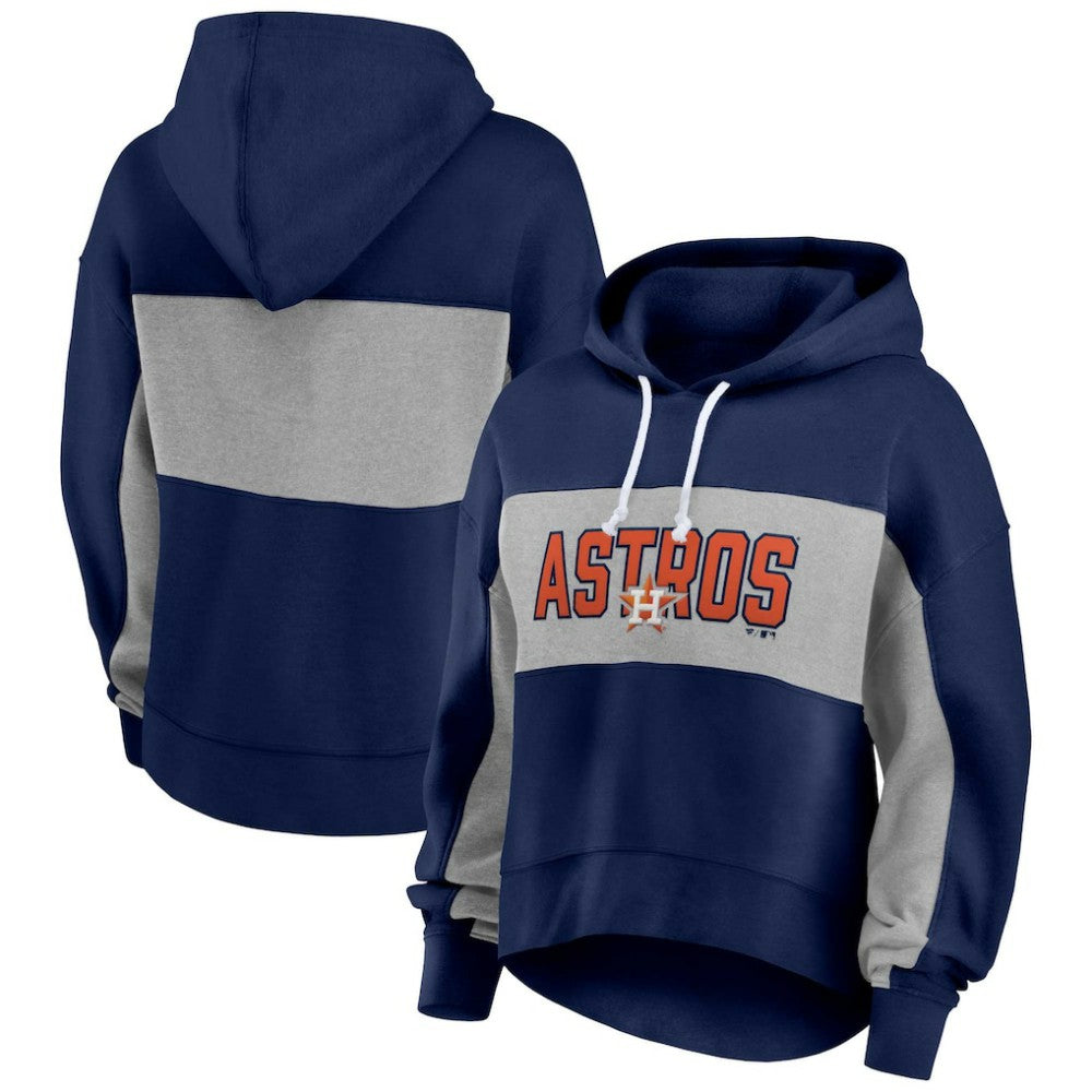 Houston Astros Profile Women's Plus Size Pullover Hoodie - MLB