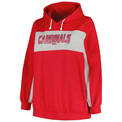 St. Louis Cardinals Profile Women's Plus Size Pullover Hoodie - MLB