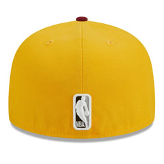 Brooklyn Nets Fall Leaves 2-Tone 59FIFTY Fitted Hat Yellow/Red - NBA