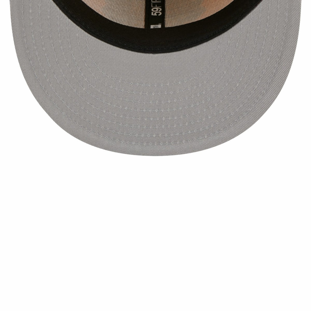 New York Knicks Fall Leaves 2-Tone 59FIFTY Fitted Hat Yellow/Red - NBA