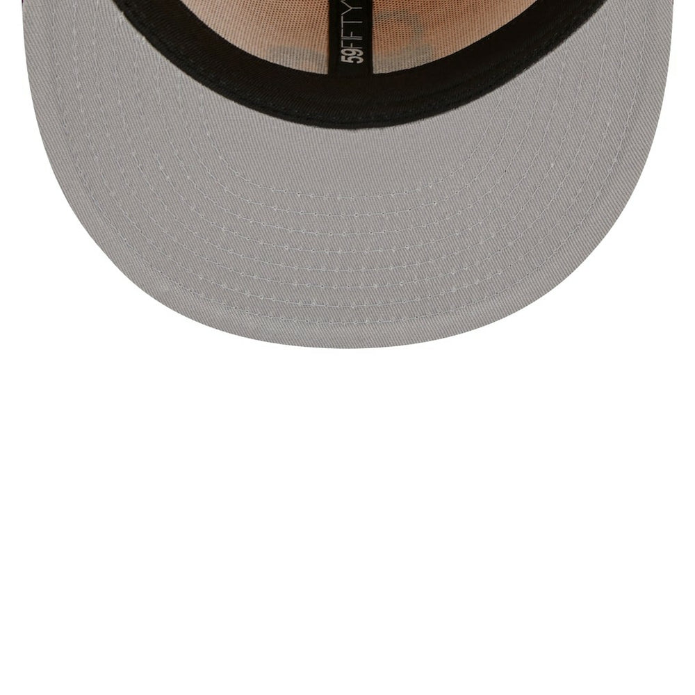Philadelphia 76ers Fall Leaves 2-Tone 59FIFTY Fitted Hat Yellow/Red - NBA