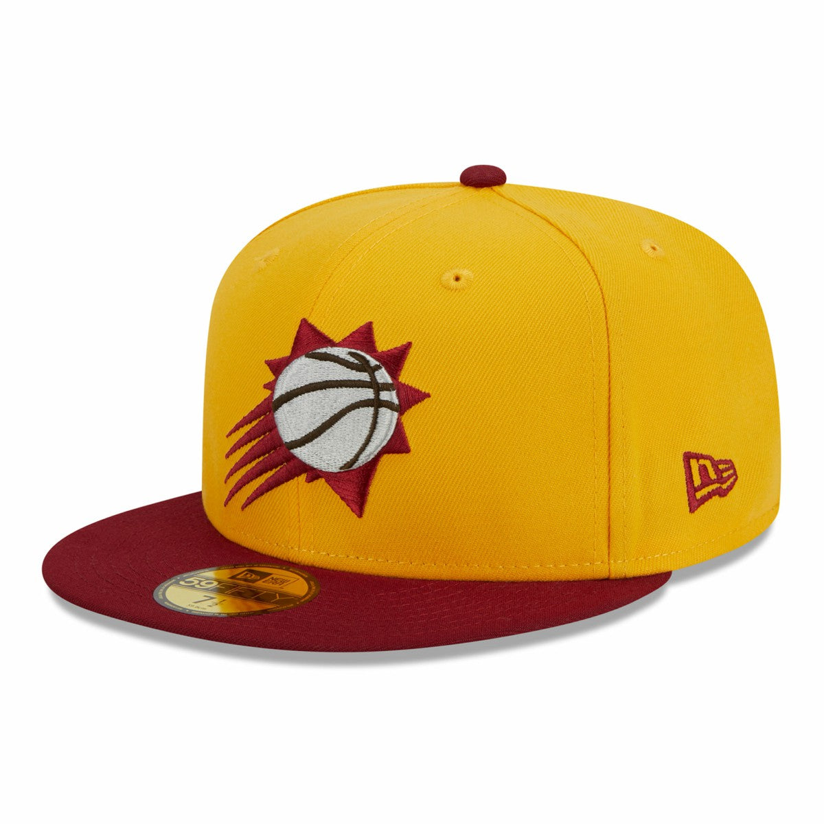 Phoenix Suns Fall Leaves 2-Tone 59FIFTY Fitted Hat Yellow/Red - NBA
