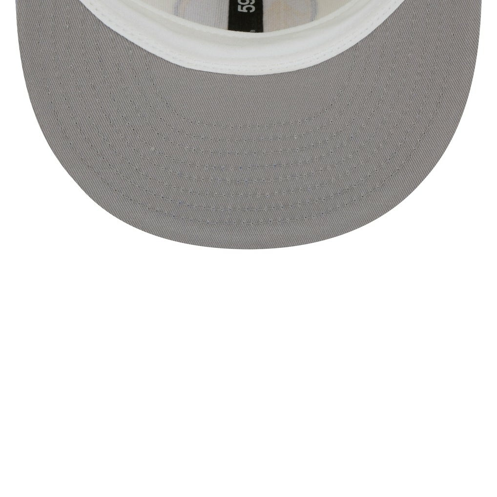 Golden State Warriors Piping 2-Tone 59FIFTY Fitted Hat Cream/Royal - NBA