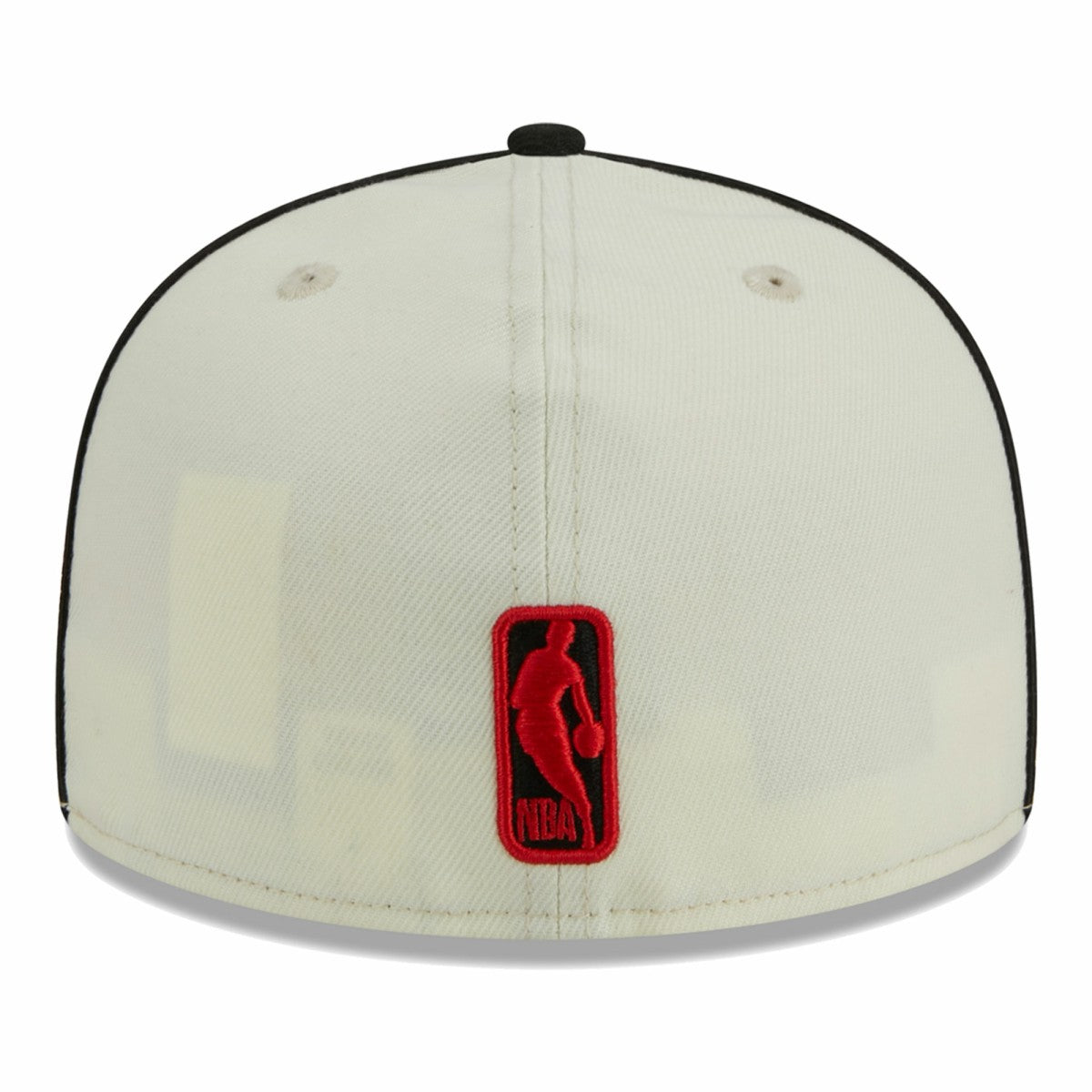 Portland Trail Blazers Piping 2-Tone 59FIFTY Fitted Hat Cream/Black - NBA