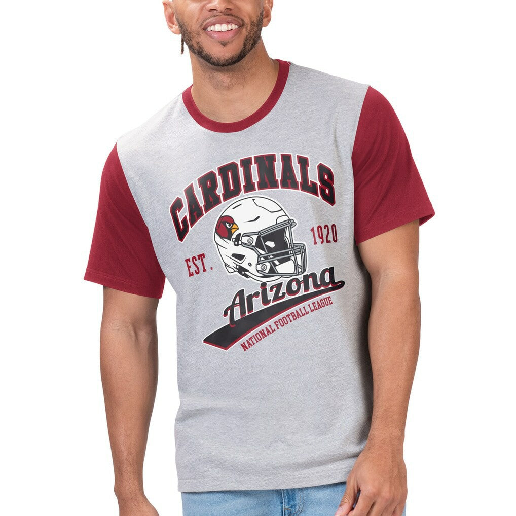 Arizona Cardinals G-III Sports by Carl Banks Black Label T-Shirt Gray | NFL
