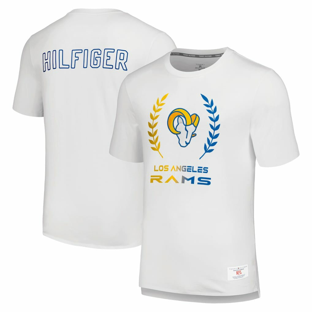 Los Angeles Rams Tommy Hilfiger Miles T-Shirt White | NFL