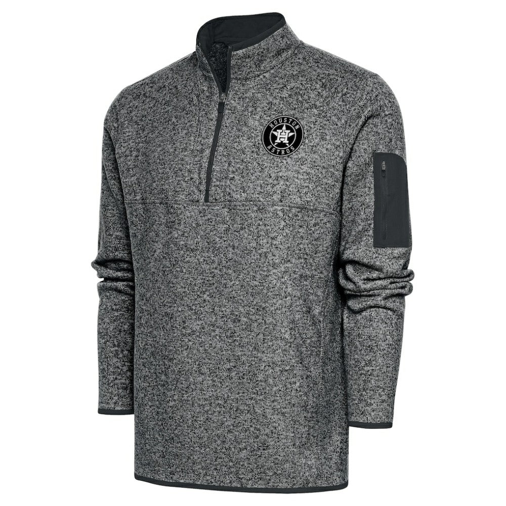 Houston Astros Antigua Metallic Big & Tall Quarter-Zip Jacket - MLB