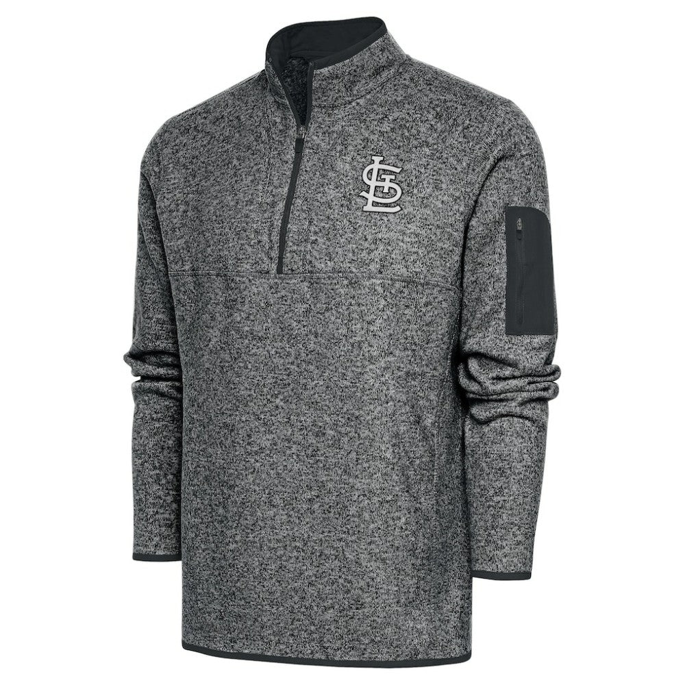 St. Louis Cardinals Antigua Metallic Big & Tall Quarter-Zip Jacket - MLB