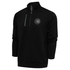Chicago Cubs Antigua Metallic Generation Quarter-Zip Pullover Top - MLB
