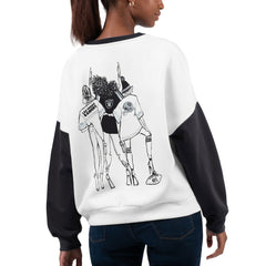 Las Vegas Raiders G-III 4Her by Carl Banks Women's A-Game Pullover Sweatshirt White | NFL