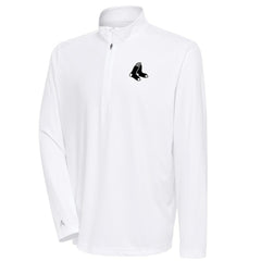 Boston Red Sox Antigua Metallic Tribute Quarter-Zip Top - MLB