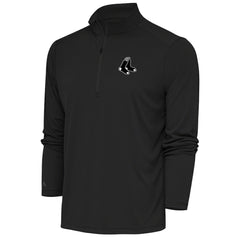 Boston Red Sox Antigua Metallic Tribute Quarter-Zip Top - MLB