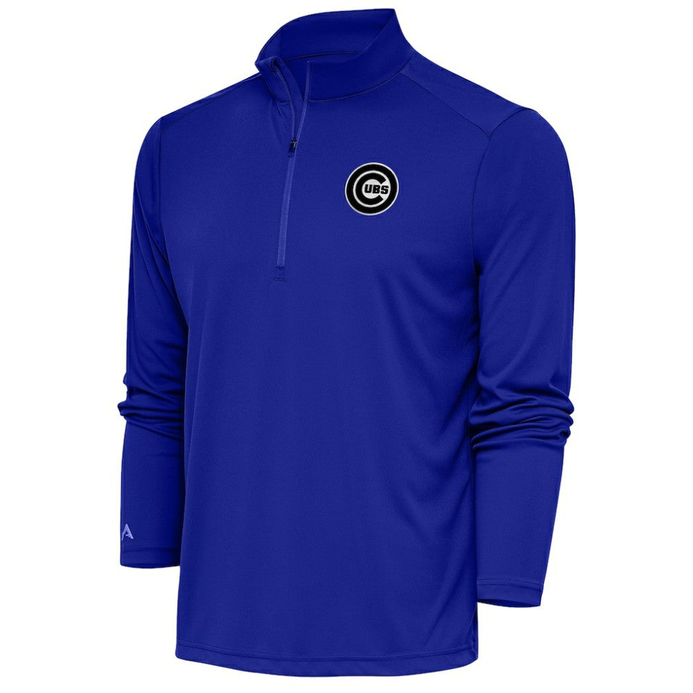 Chicago Cubs Antigua Metallic Tribute Quarter-Zip Top - MLB