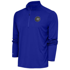 Chicago Cubs Antigua Metallic Tribute Quarter-Zip Top - MLB