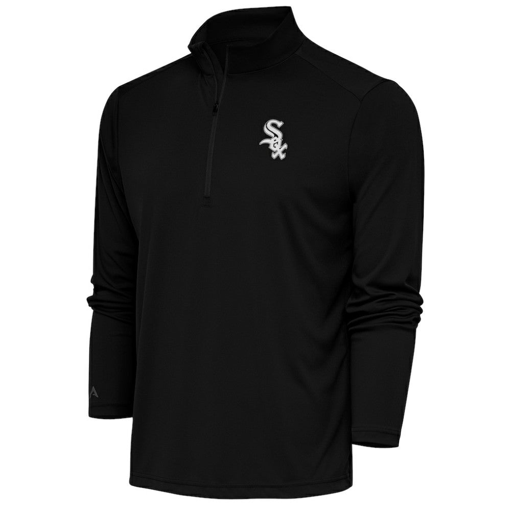 Chicago White Sox Antigua Metallic Tribute Quarter-Zip Top - MLB