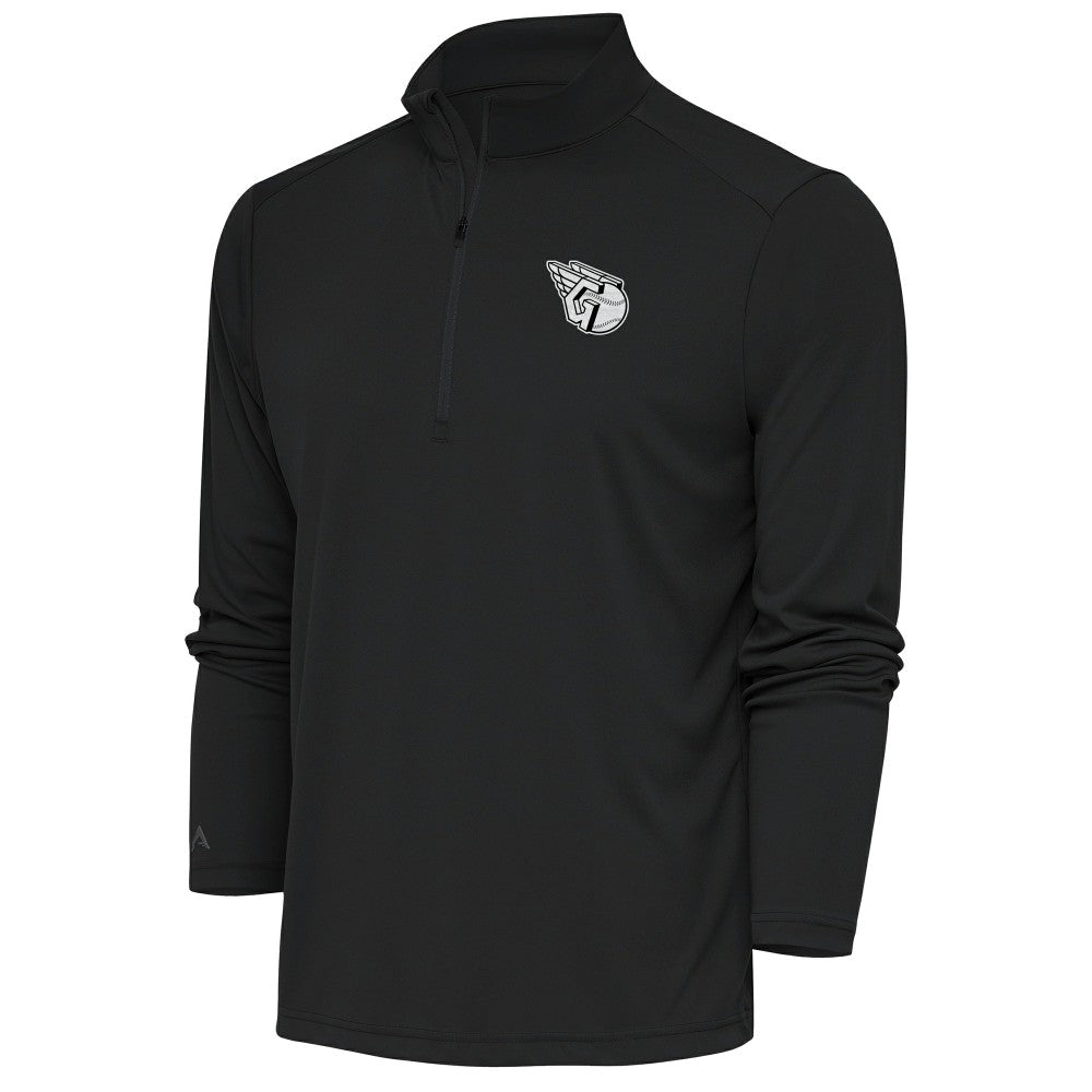 Cleveland Guardians Antigua Metallic Tribute Quarter-Zip Top - MLB