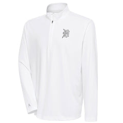Detroit Tigers Antigua Metallic Tribute Quarter-Zip Top - MLB
