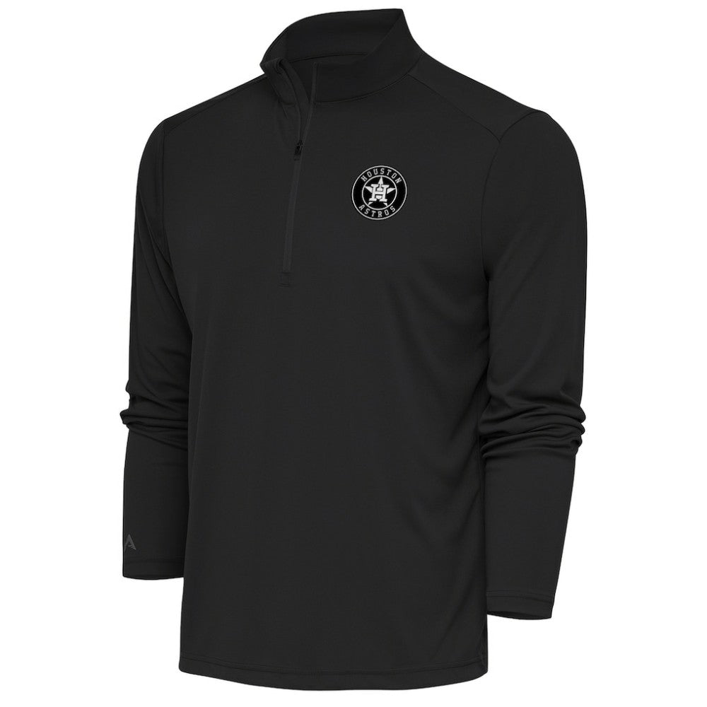 Houston Astros Antigua Metallic Tribute Quarter-Zip Top - MLB