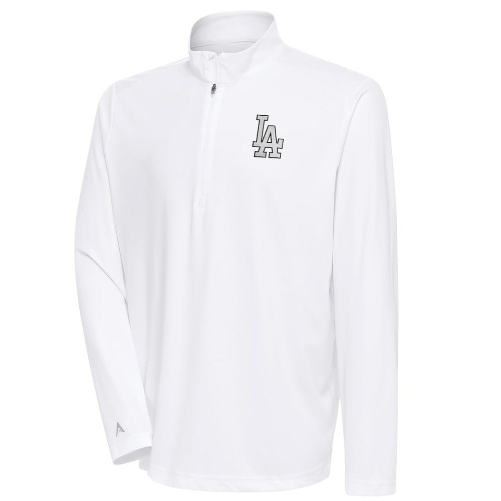 Los Angeles Dodgers Antigua Metallic Tribute Quarter-Zip Top - MLB