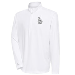 Los Angeles Dodgers Antigua Metallic Tribute Quarter-Zip Top - MLB