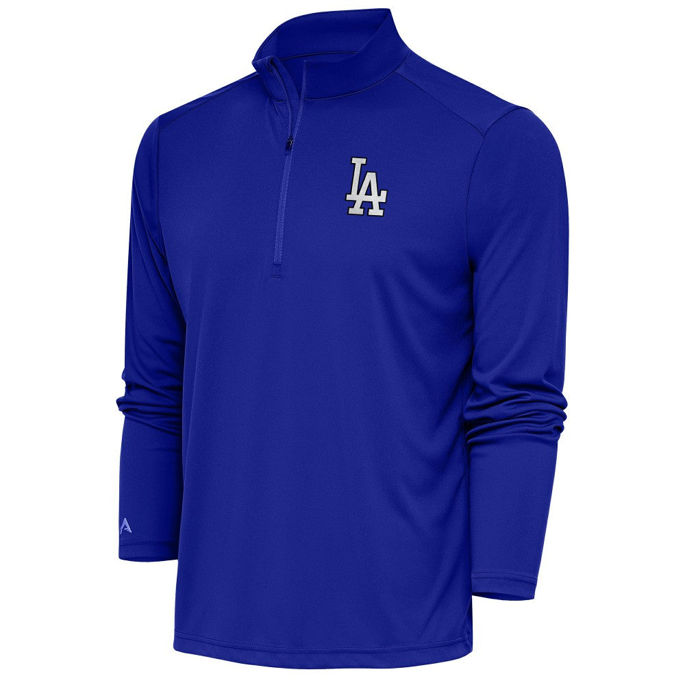 Los Angeles Dodgers Antigua Metallic Tribute Quarter-Zip Top - MLB