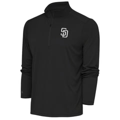 San Diego Padres Antigua Metallic Tribute Quarter-Zip Top - MLB