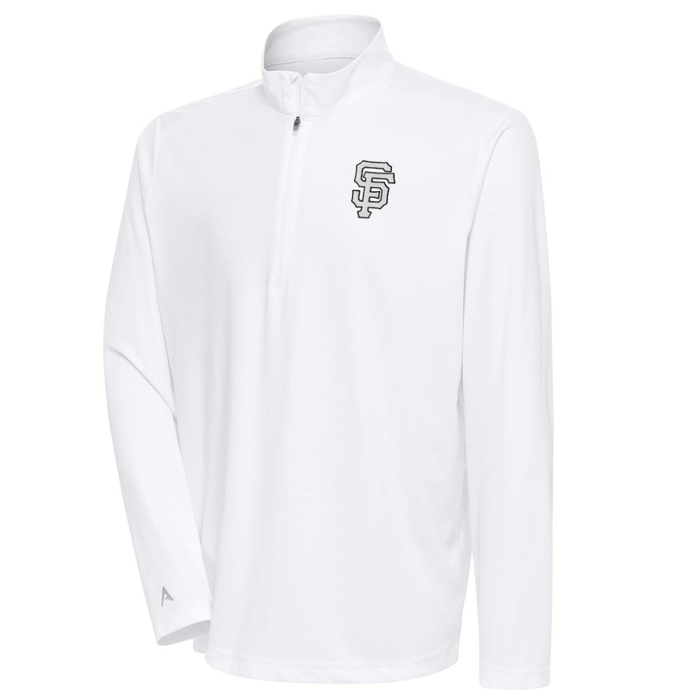 San Francisco Giants Antigua Metallic Tribute Quarter-Zip Top - MLB