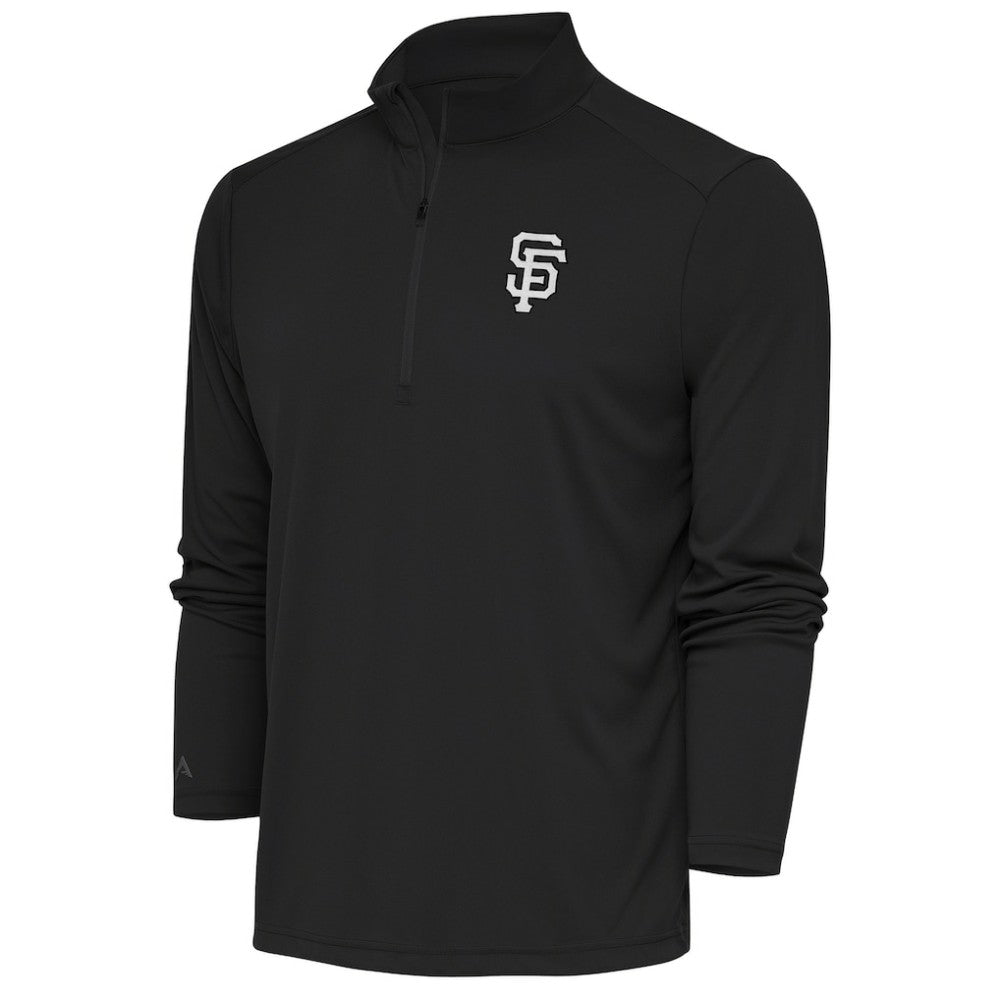 San Francisco Giants Antigua Metallic Tribute Quarter-Zip Top - MLB