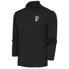 San Francisco Giants Antigua Metallic Tribute Quarter-Zip Top - MLB