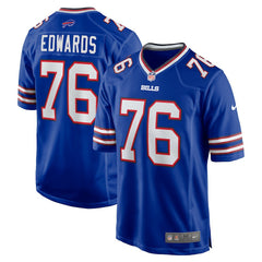 David Edwards Buffalo Bills Game Jersey Royal | Nike for Sale