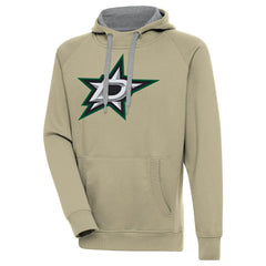 Dallas Stars Antigua Victory Pullover Hoodie - Khaki - NHL