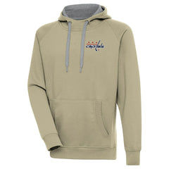 Washington Capitals Antigua Victory Pullover Hoodie - Khaki - NHL