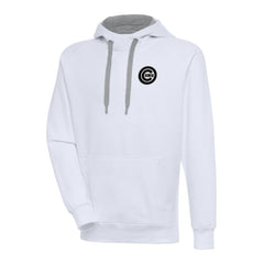 Chicago Cubs Antigua Metallic Victory Pullover Hoodie - MLB