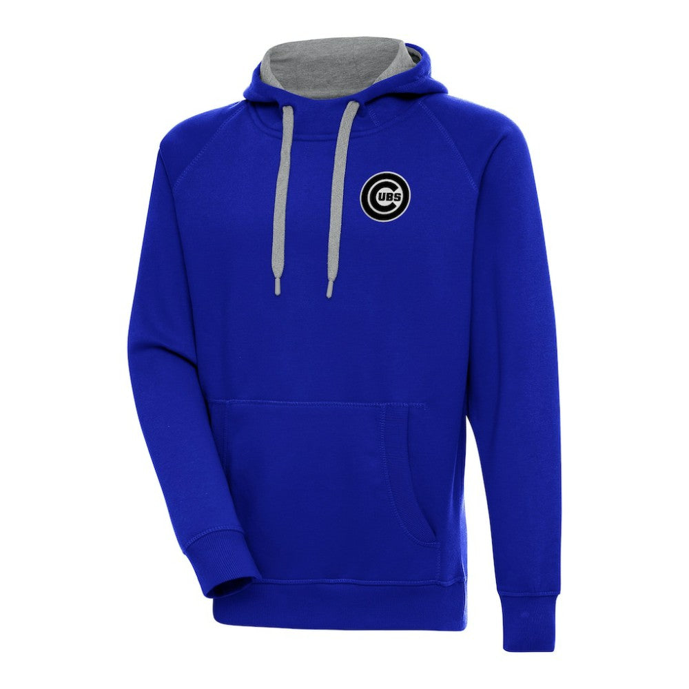 Chicago Cubs Antigua Metallic Victory Pullover Hoodie - MLB