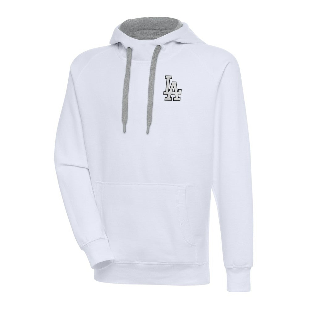 Los Angeles Dodgers Antigua Metallic Victory Pullover Hoodie - MLB