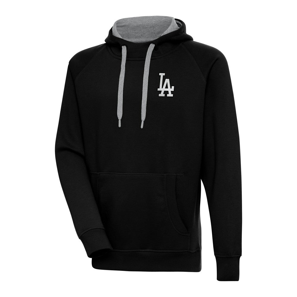 Los Angeles Dodgers Antigua Metallic Victory Pullover Hoodie - MLB