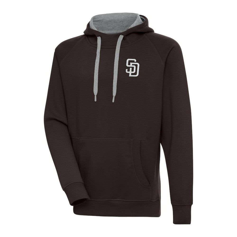 San Diego Padres Antigua Metallic Victory Pullover Hoodie - MLB